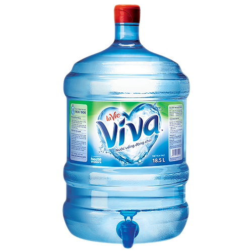Giao Nước Khoáng Lavie ViVa 18.5 lít (có vòi)