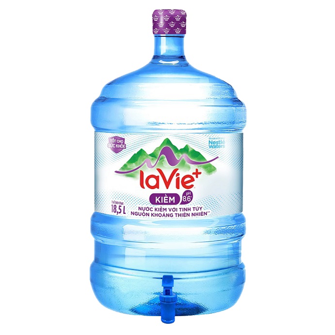 Giao Nước Lavie + Kiềm 18.5L (Có Vòi) tận nhà Biên Hòa