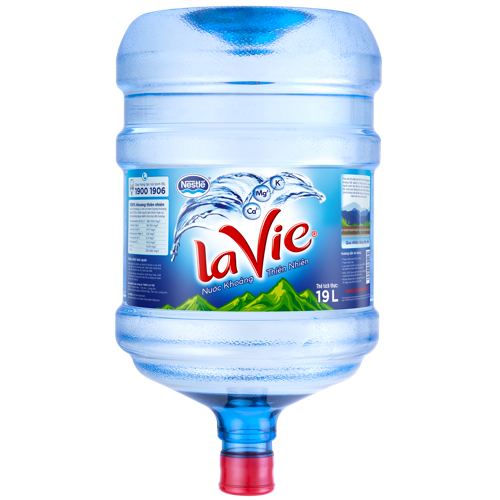 Giao Nước Khoáng Lavie 19 Lít (Bình Úp) tận nhà biên Hòa